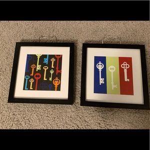 Skeleton Key Framed Art